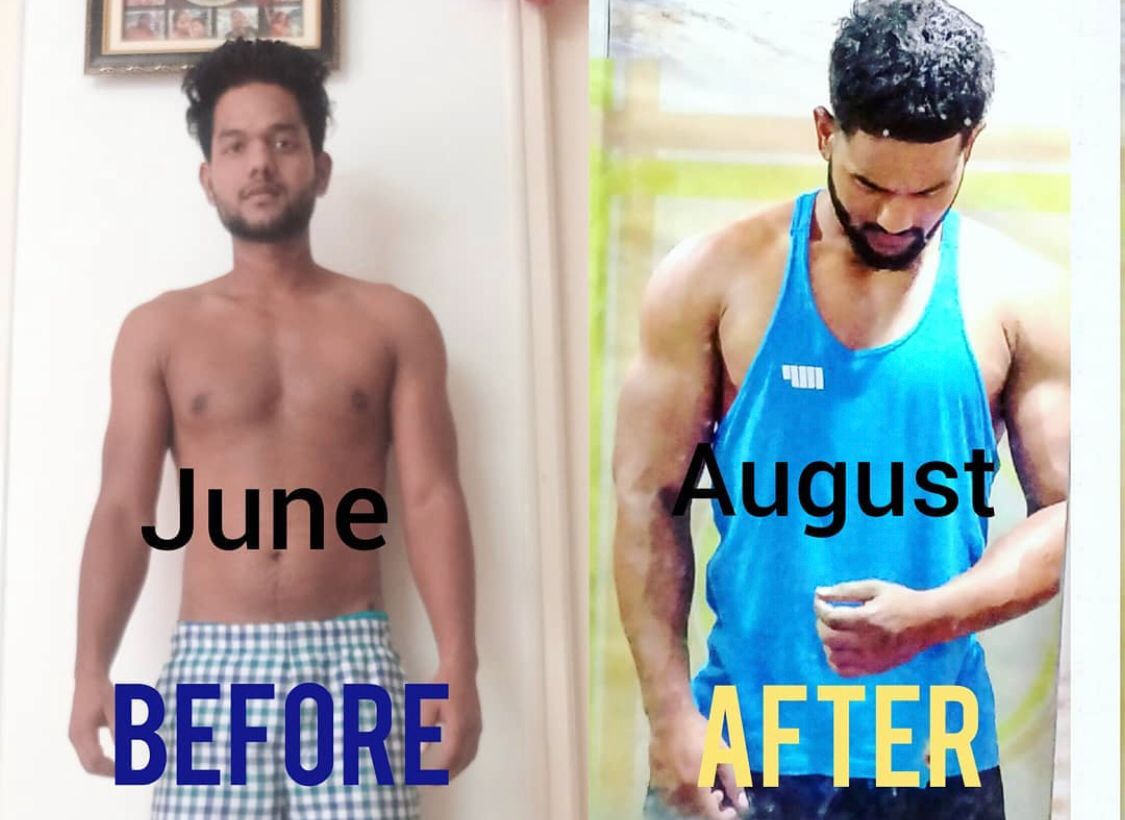 The first video he posted was that of his fitness journey. 