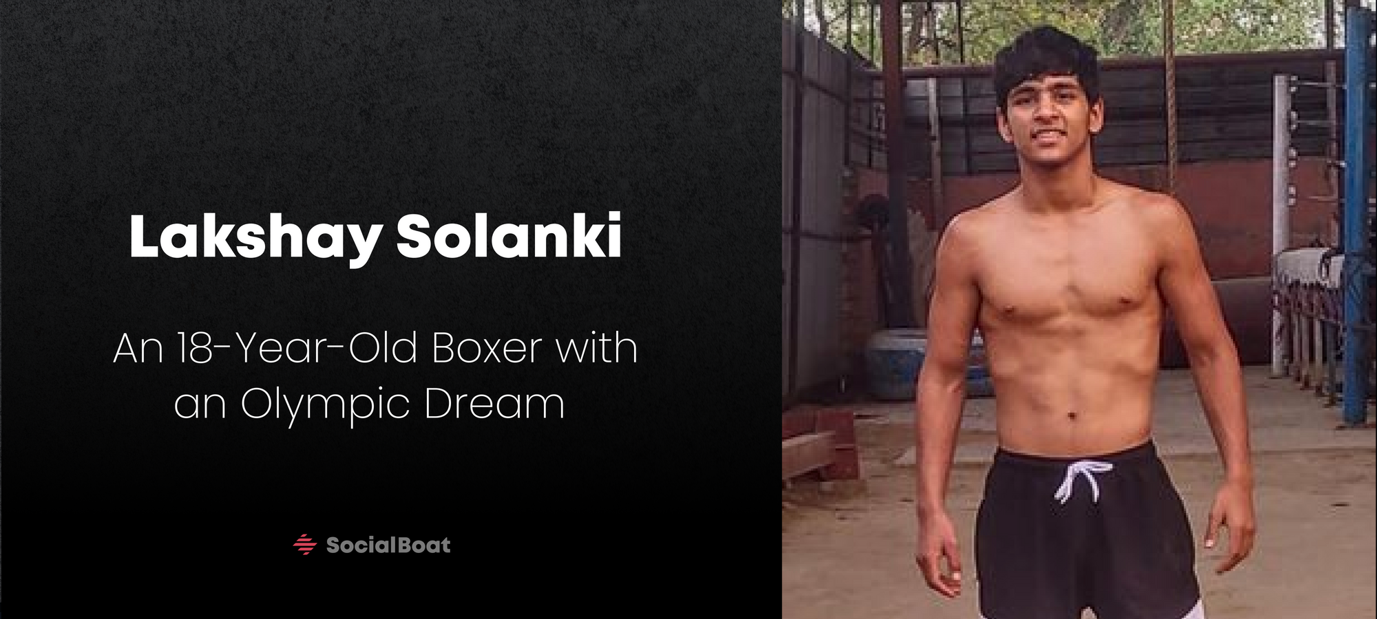 Lakshay is an 18-year-old national-level boxer from Haryana.